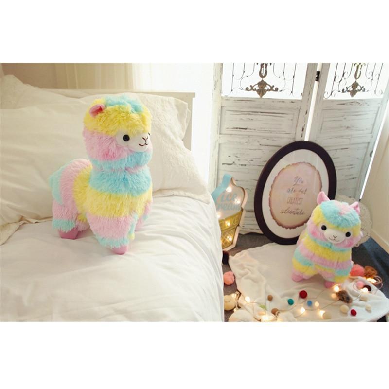 Llama Plush Toy Rainbow Alpaca Soft Cuddly Cotton Animal Christmas Gift