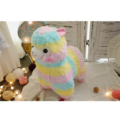 Llama Plush Toy Rainbow Alpaca Soft Cuddly Cotton Animal Christmas Gift