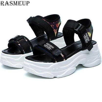 High Platform Women's Sandals  Fashion Women Beach Chunky Sandal