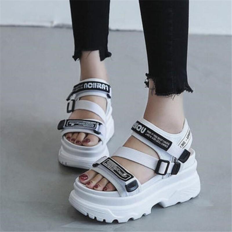 Gladiator Platform Women's Sandals  Fashion Women Chunky Beach Sandal