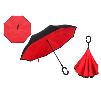 Double-Layer Hands-Free Inverted Umbrella