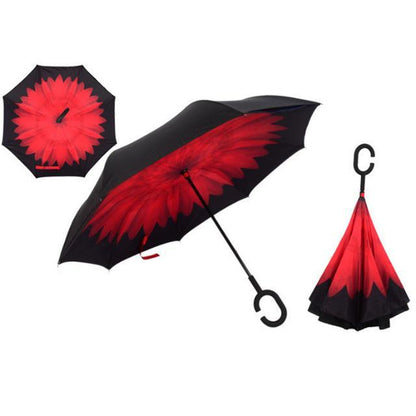 Double-Layer Hands-Free Inverted Umbrella