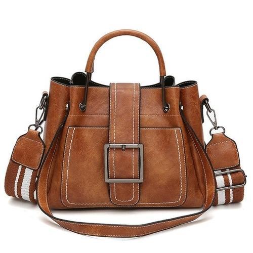 Luxury PU Leather Retro Handbag