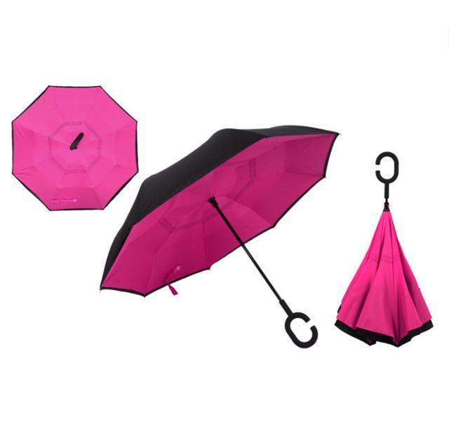 Double-Layer Hands-Free Inverted Umbrella