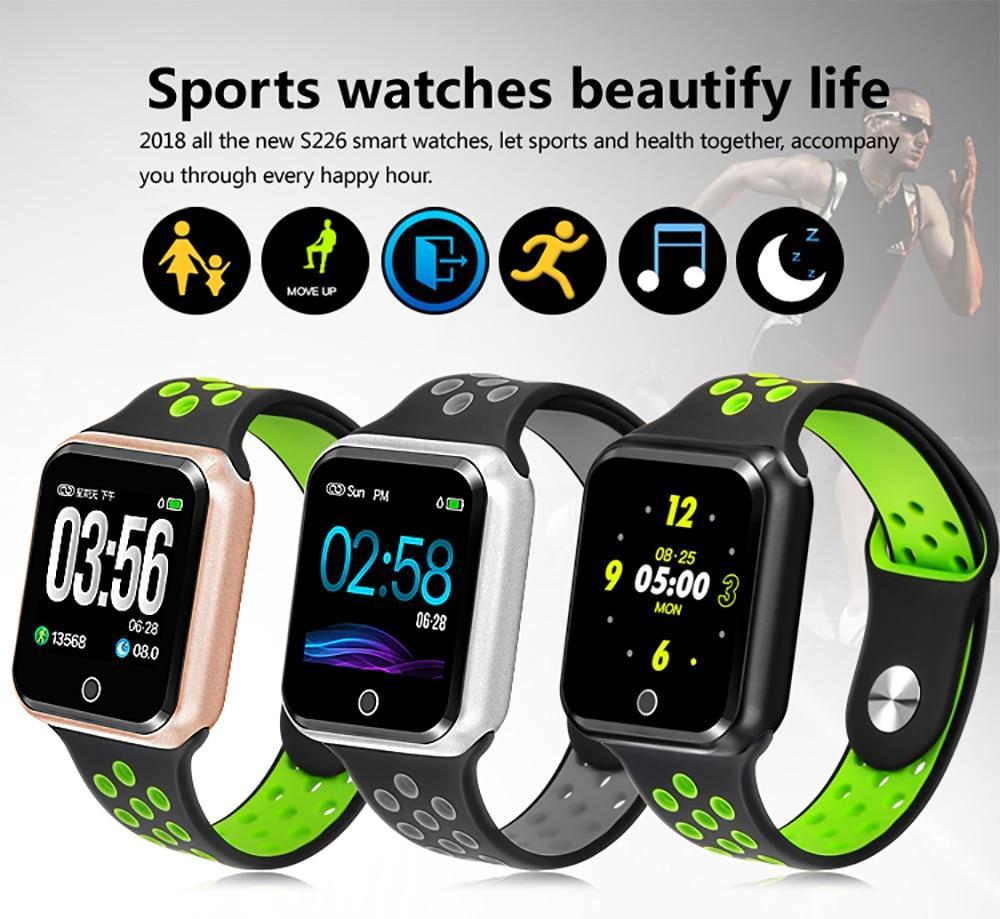 S226 smart watches watch IP67 Waterproof 30 meters waterproof 15 days long standby Heart rate Blood pressure Smartwatch PK P68