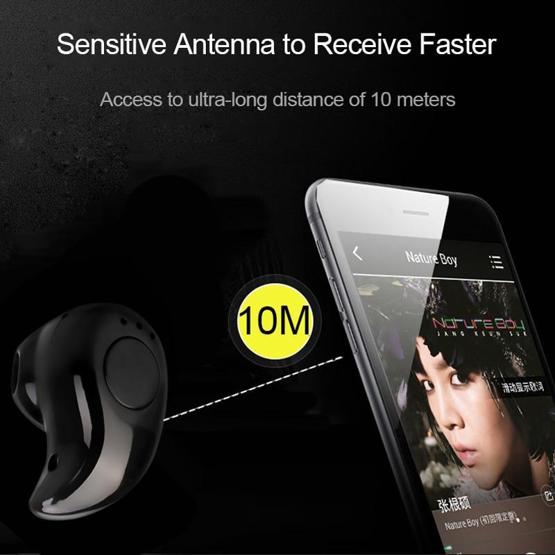 S530 Mini Wireless Bluetooth Earphone in Ear Sport with Mic Earphones Handsfree Headset Earphone Earphone for iPhone 8 X Samsung