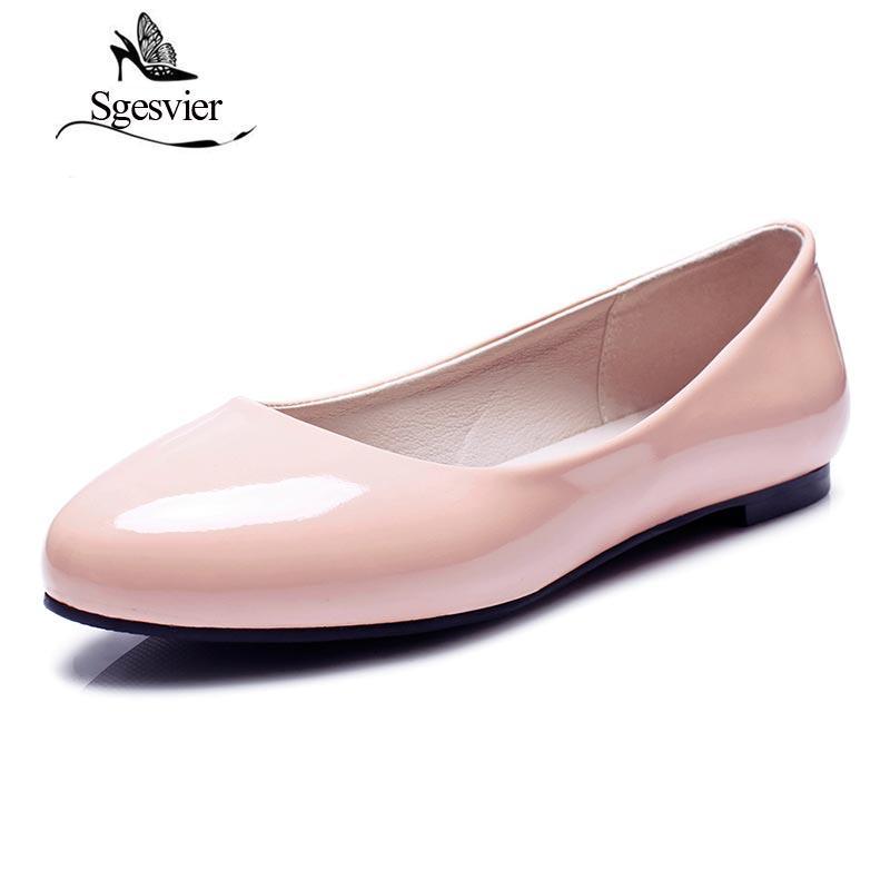 New Elegant Classics Dress Plus Size 31-52 Round Head Flat Heels Lady Shoes