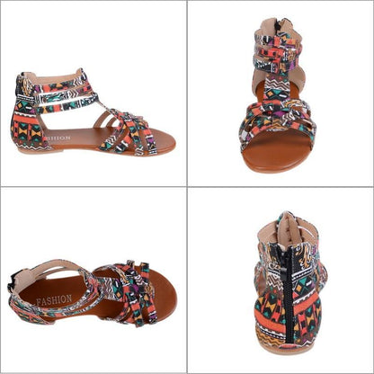 Bohemian Women Flat Shoes Torridity Gladiator  Sandal