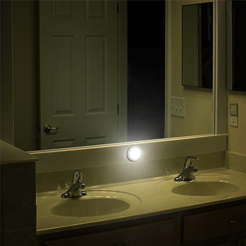 s Infrared PIR Motion Sensor 6 Led Night Light Wireless Detector Light Wall Lamp Light Auto On/Off Closet Battery Power