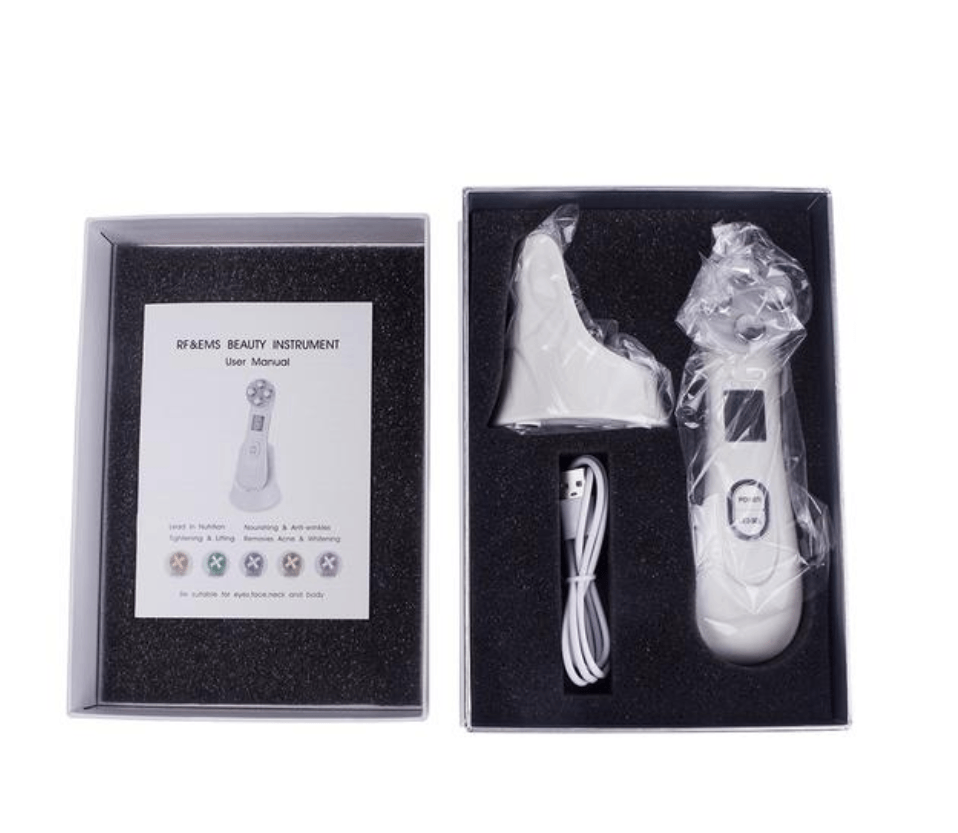 5 in 1 RF & EMS LED Photon Mesotherapy Electroporation Face Beauty Device