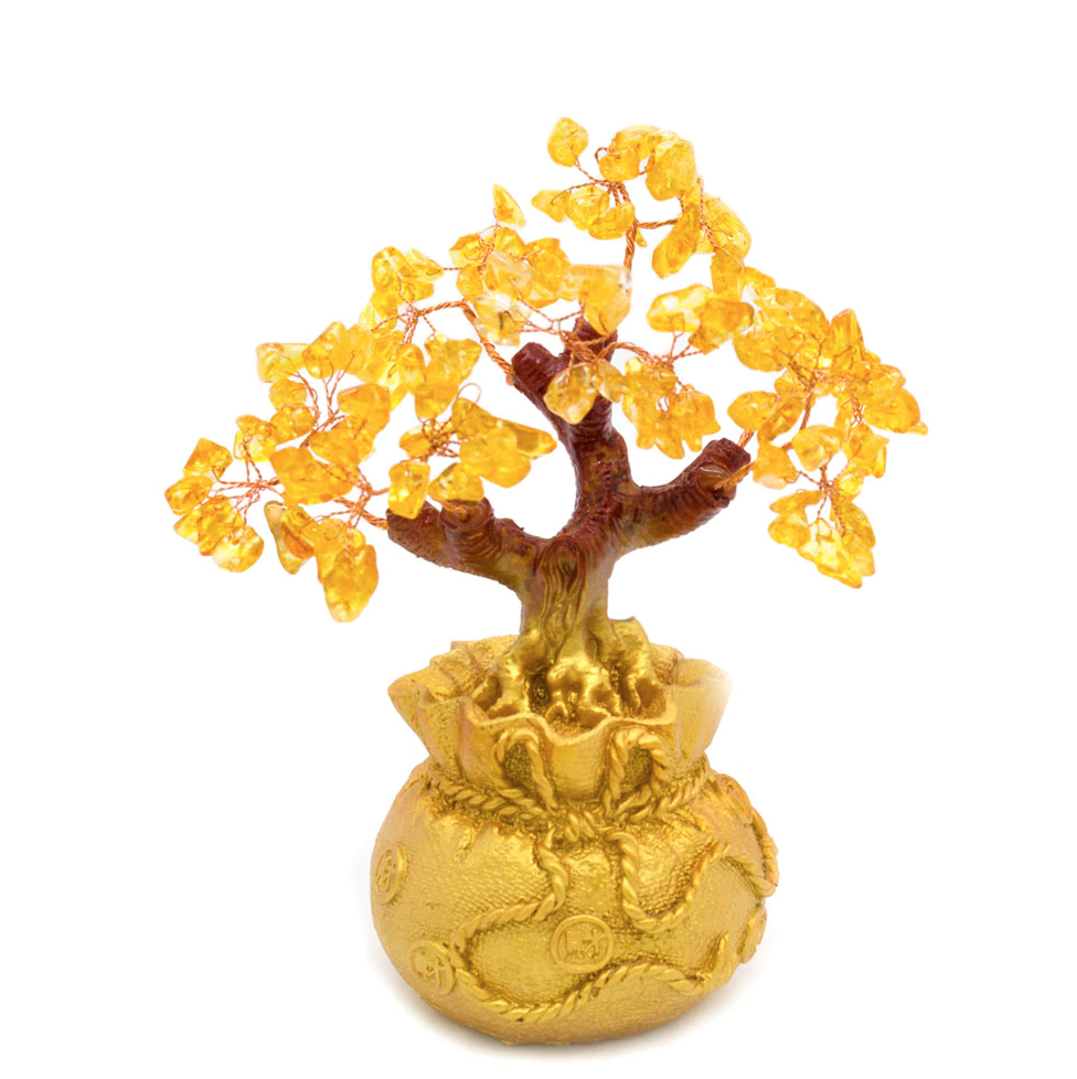 Feng Shui Citrine Money Tree Wealth Ornament