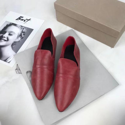 Women Genuine Leather Shoes Comfortable soft Cowhide Pregnant mother