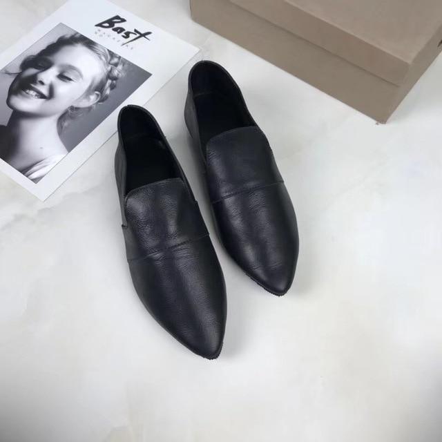 Women Genuine Leather Shoes Comfortable soft Cowhide Pregnant mother