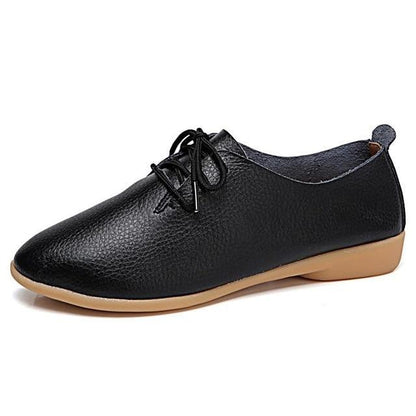Leather Shoes Women Flats Fashion Soft Causal Moccasins Women Shoes