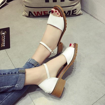 Floral Sandals Fish Mouth Women Sandals