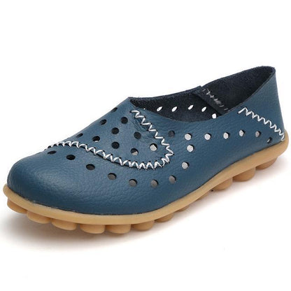 Loafers Women Flat Shoes Leather Ballerina Espadrilles Soft Ballet Flats Slip shoes
