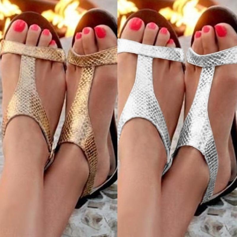 Woman Sandals  Fashion Open Toe Beach Gladiator Sandals