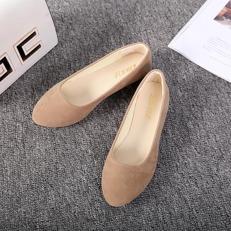 Simple Soft Girl Sweet Round Toe Shoes Flat Bottom Schoolgirl Office Lady Drive Car White Shoes