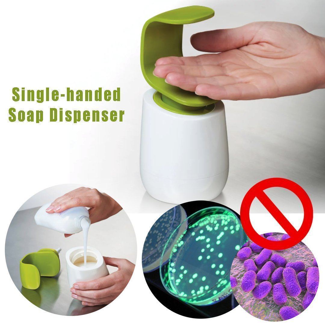 Hygienic Single-handed C-shape Soap Dispenser