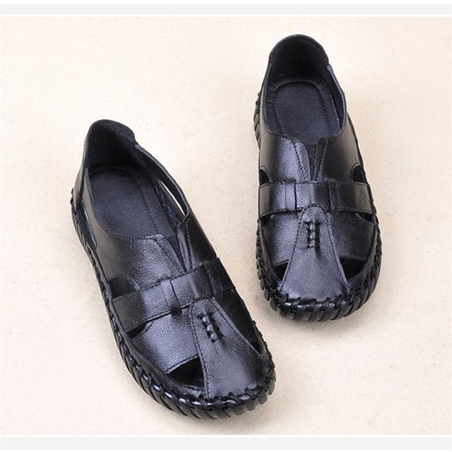 Women's Sandals  Genuine Leather Handmade Ladies Shoe