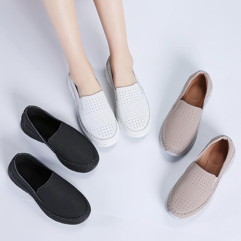 Women flats leather Loafers ballet flats sneakers