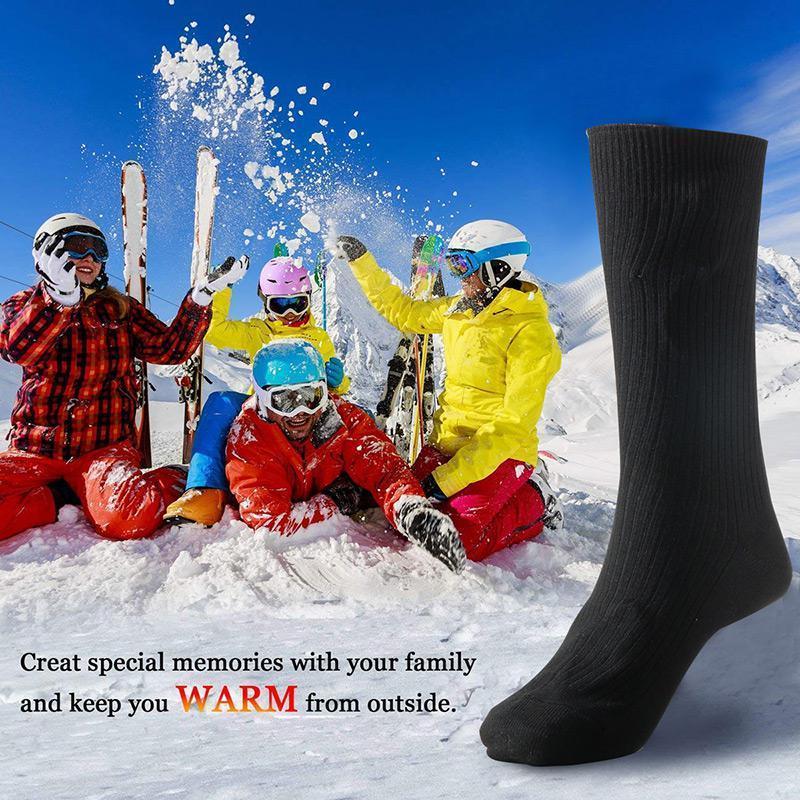 #1 Heated Socks Cotton Electric Thermal Warmer Winter Battery Socks