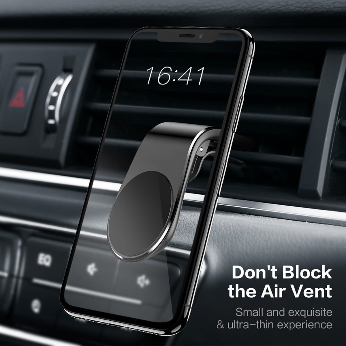 s Magnetic Car Phone Holder L Shape Air Vent Mount Stand in Car GPS Mobile Phone Holder For iPhone X Samsung S9 Xiaomi