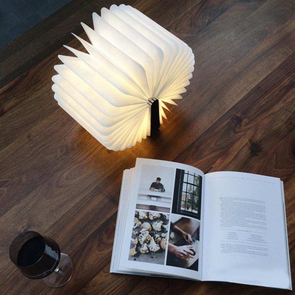 Folding Book LED Table Lamp