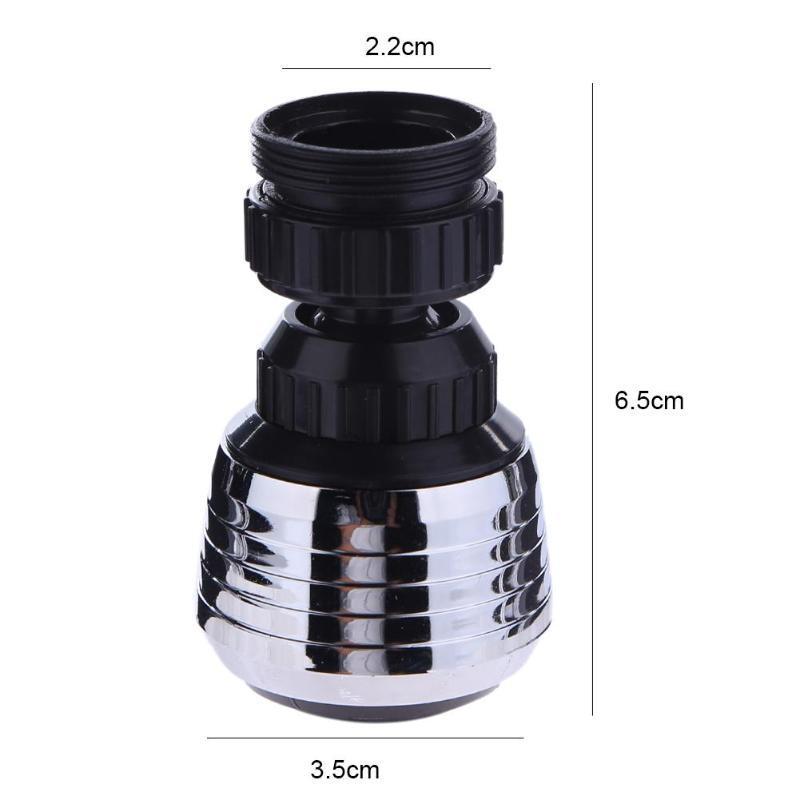 Universal Plastic Faucet Nozzle 360 Rotary Kitchen Faucet Shower Head Economizer Filter Water Stream Faucet Pull Out Bathroom