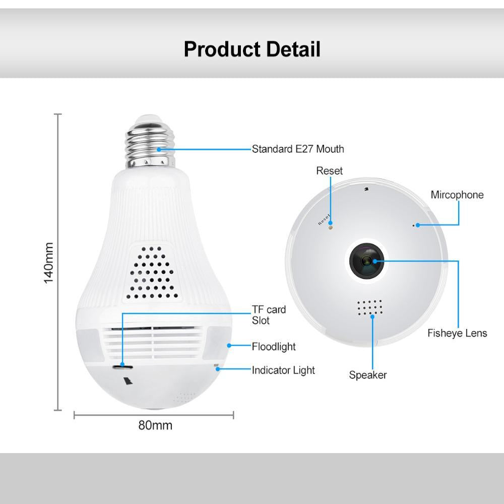 Security Cameras 360 Degree Wireless IP Camera