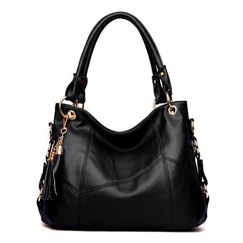 Retro Women Matte Leather Messenger Handbag