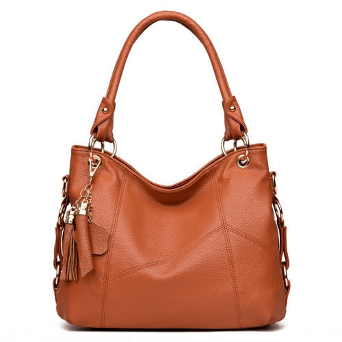 Retro Women Matte Leather Messenger Handbag