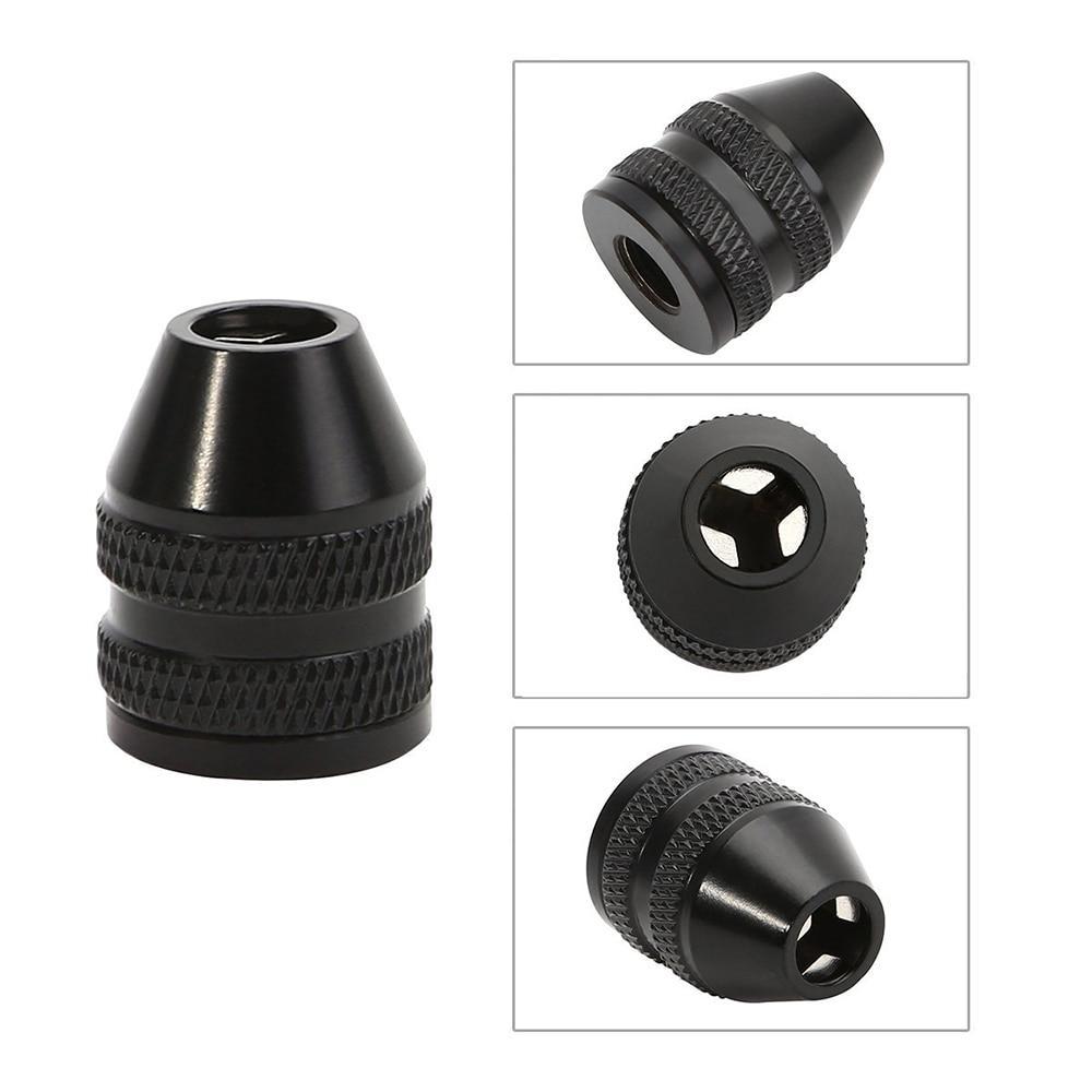 Icool Keyless Drill Chuck 0.3 3.6mm Conversion Tool 1/4" Hex Shank Quick Change Adapter Chuck for Electric Drill