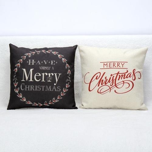 Vintage Christmas Pillow Cover