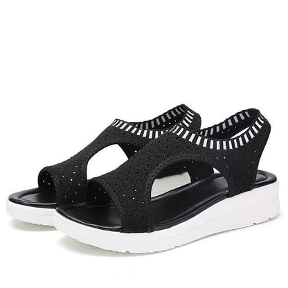 Women  Shoes Peep Toe Casual Flat Sandals