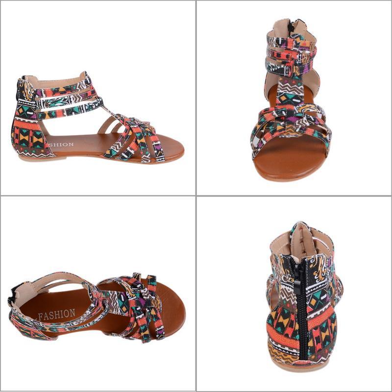 Bohemian Women Flat Shoes  Roman Sandal