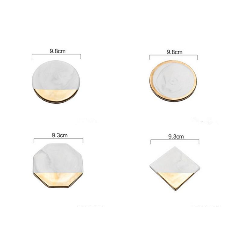 Marble and Gold Coaster