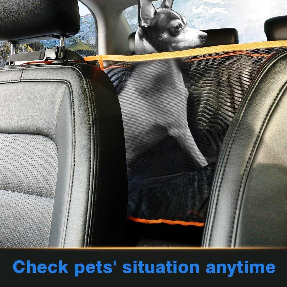 Waterproof Quilted Non-slip Pet Dog Car Seat Cover /  Car Back Seat Covers