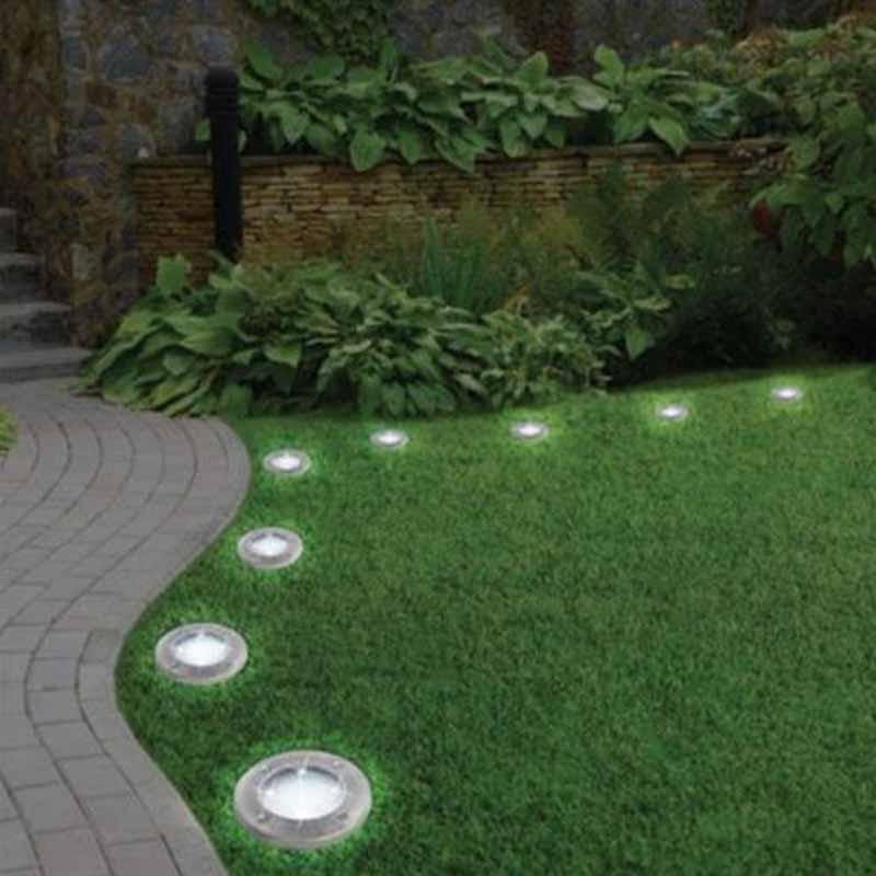 Solar Garden Disk Light - Let Your Garden be Beautiful