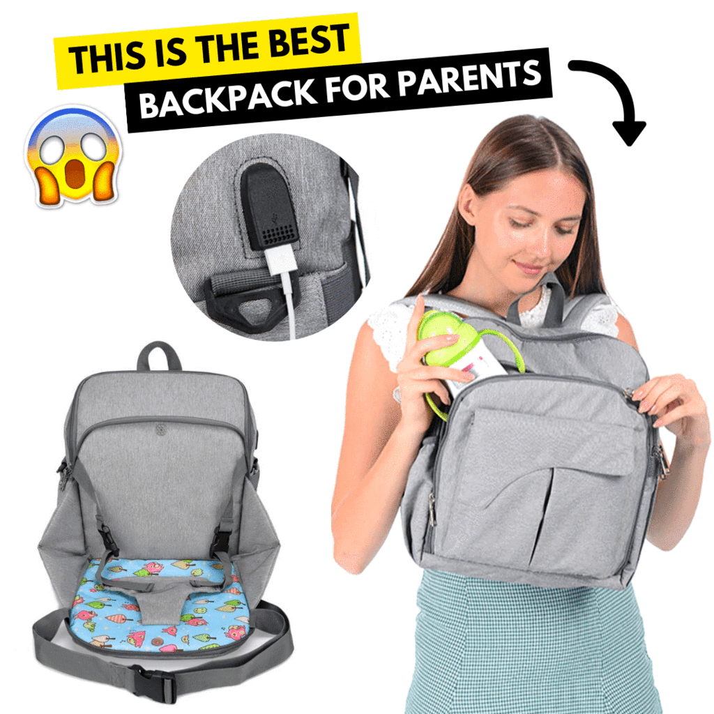 Multi-Functional Baby Diaper Chair Bag