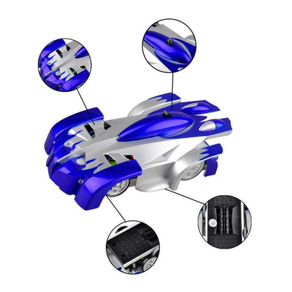 Wall Climbing Remote Control RC Car With LED  headlights