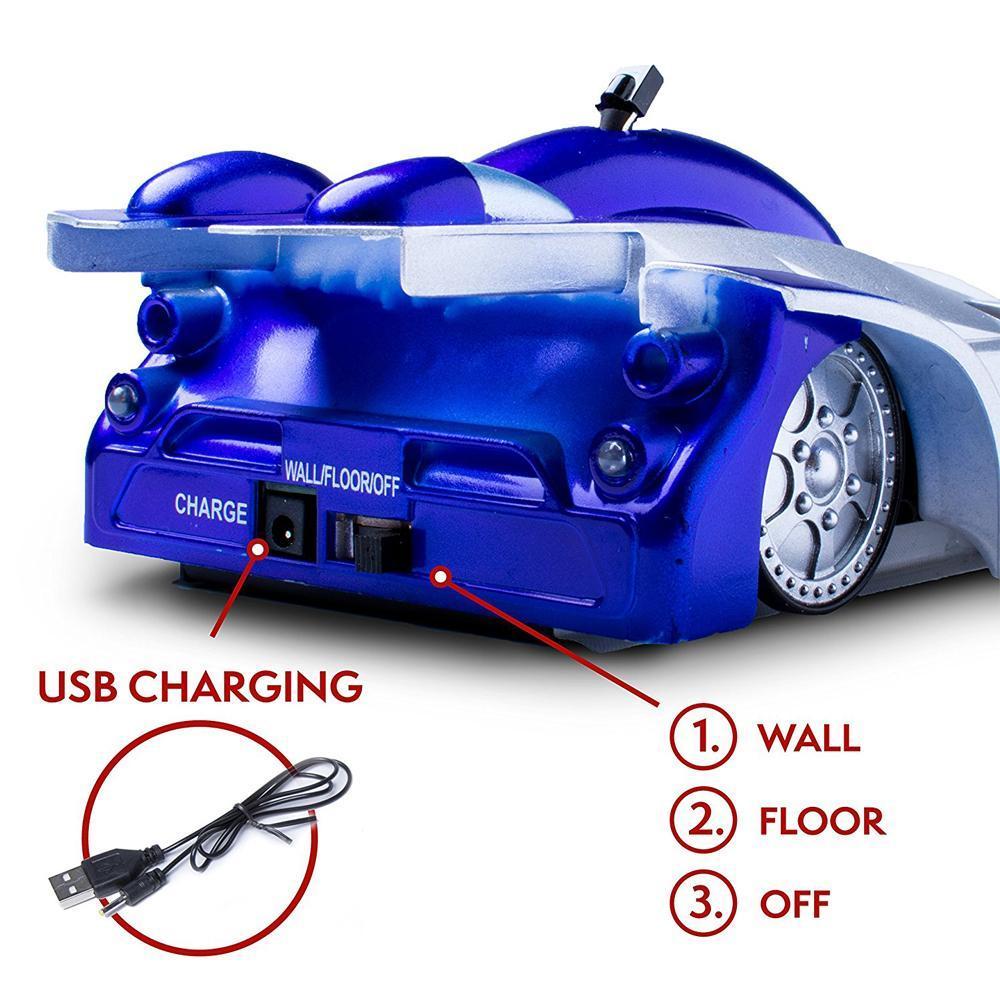 Wall Climbing Remote Control RC Car With LED  headlights