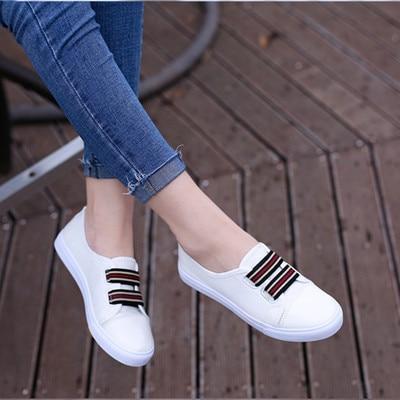 Fashion Breathable Women Canvas Shoes Lace-up Casual Ladies Shoes