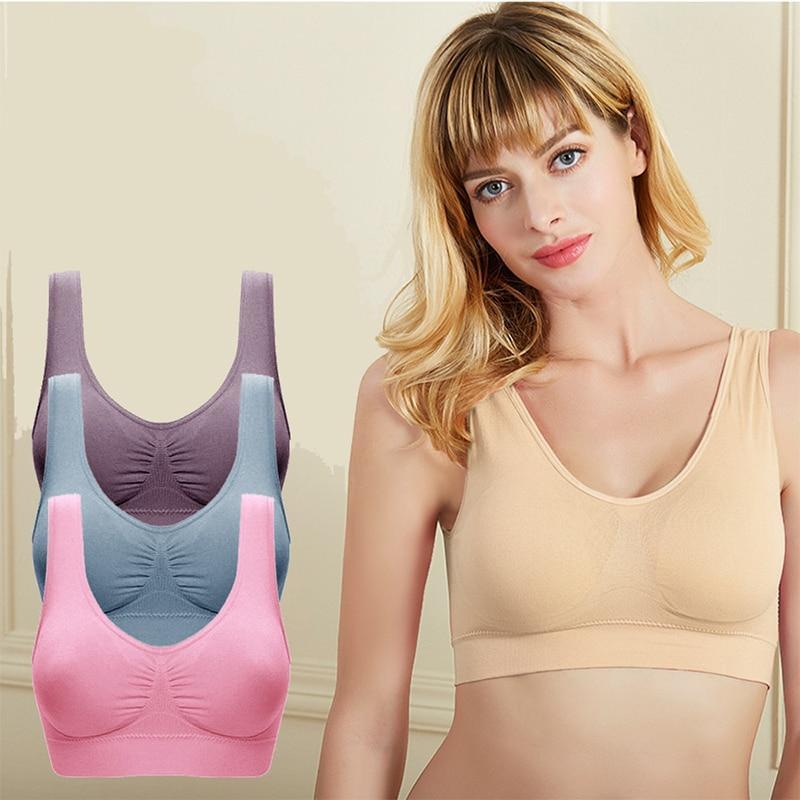 Value pack 3pcs Seamless Push Up Bra Wireless Underwear