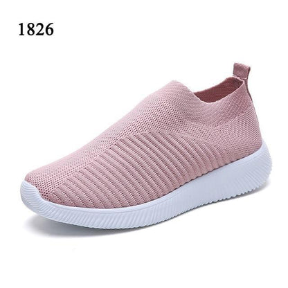 Women Flat Shoes Casual  Fashion Mesh Sneaker Flats Shoes