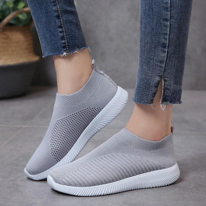 Women Flat Shoes Casual  Fashion Mesh Sneaker Flats Shoes