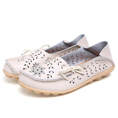 New Moccasins Women Shoes Slip On Loafers Genuine Leather Shoes Driving Woman Footwear