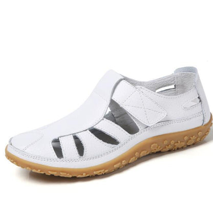 Women Gladiator Sandals Shoes Genuine Leather
