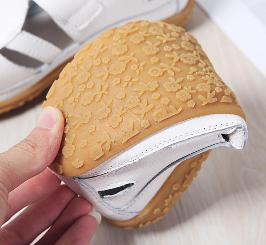 Women Gladiator Sandals Shoes Genuine Leather