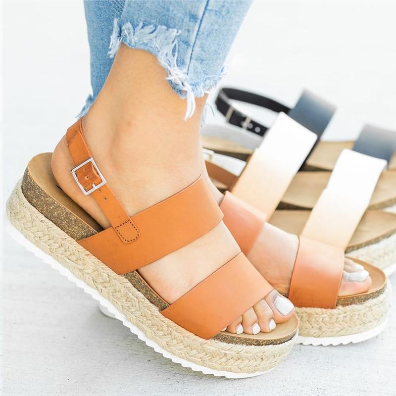 New Platform Sandals With Wedges Shoes For Women
